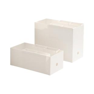 居家家插线板收纳盒排插电线书房家用多功能数据线收纳神器理线器