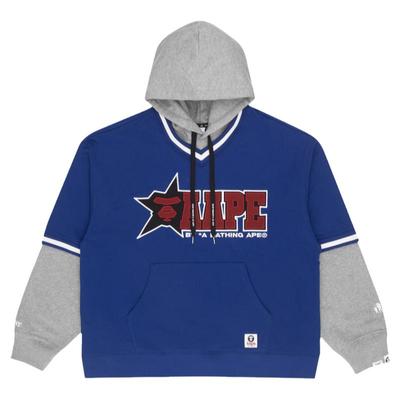 Aape旗舰店春夏字母印花连帽卫衣