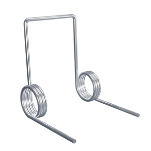 不锈钢双扭簧2.0mm毫米线径90180度2圈螺旋扭力弹簧定制东莞现货