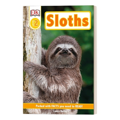 英文原版 DK Readers Level 2-Sloths DK分级读物L2 树懒 英文版 进口英语原版书籍