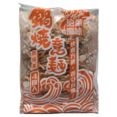 上智锅烧意面泡菜口味袋装古早味