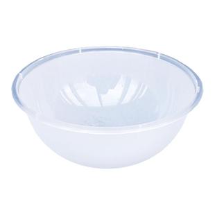 梅洋15395一次性餐盒磨砂打包盒汤碗塑料碗无盖沙拉碗400ml整箱