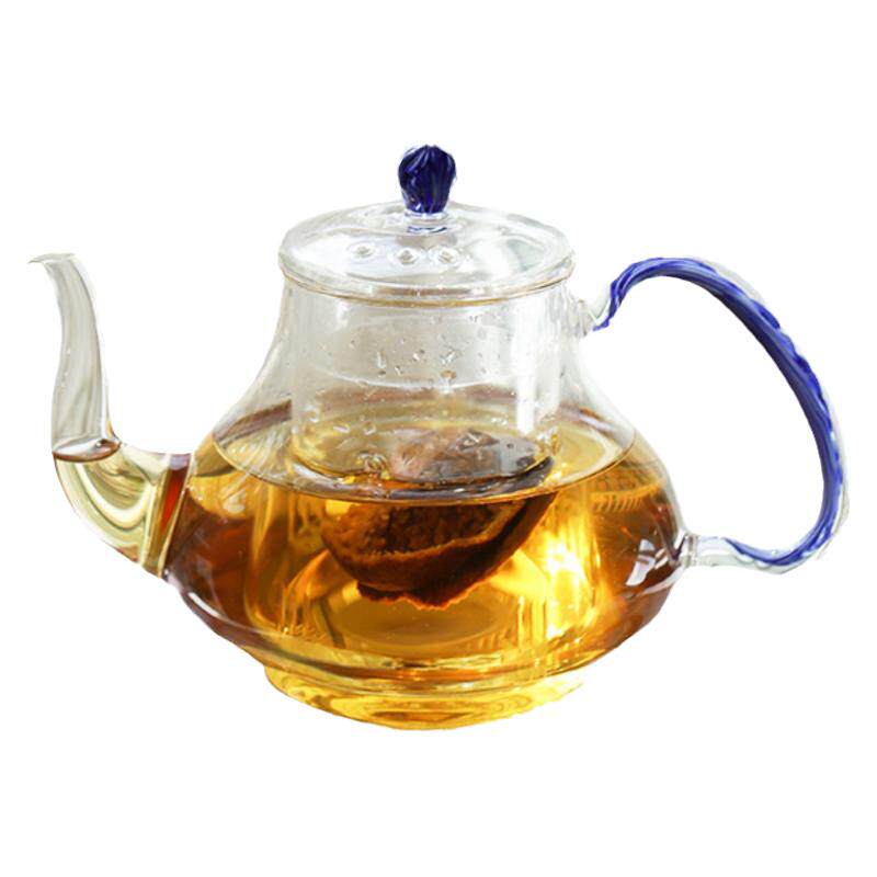 漂亮耐热玻璃禾器凤尾煮茶壶高档
