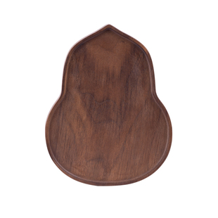 葫芦盘/黑胡桃木盘茶道壶承垫小茶盘托盘功夫茶具收纳