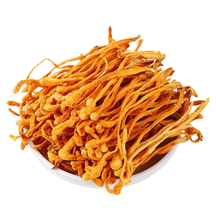 云南虫草花干货官方旗舰店新鲜北金蛹虫草孢子头菌菇煲汤正品散装