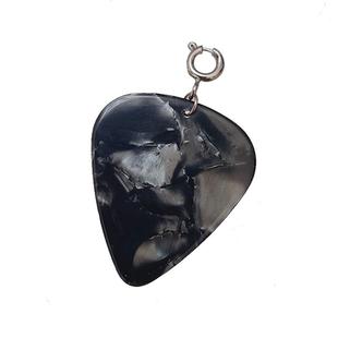 17色吉他拨片吊坠项链手链耳环钥匙扣多种戴法拨片项链音乐节饰品