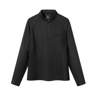 探路者长袖T恤女26春夏户外运动凉感透气弹力防晒打底衫UPF50+