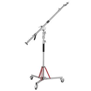 [顺丰包邮]神牛摄影灯重型滑轮灯架海罗兰金属摇臂悬臂美铿顶灯架大号不锈钢闪光灯手摇升降架地灯架大型影视