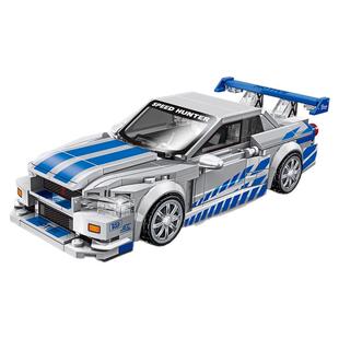 森宝积木玩具男孩拼装八格车汽车儿童益智力拼装车模拼图跑车礼物