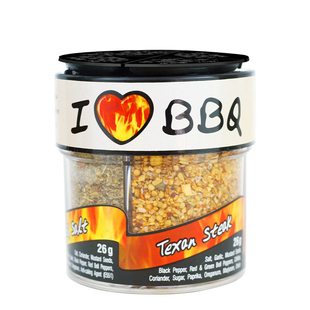 露营烧烤调味料4合1香辣羊排BBQ黑胡椒罗勒叶烤肉调料赫芮姆进口