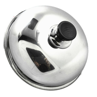 加厚不锈钢锅盖炒锅平底盖煎锅盖汤锅盖子20cm22cm24cm26cm28包邮