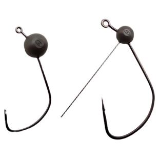 日本ZAPPU INCH WACKY面条虫挡草钩小克重精细作钓冬季挡带铅头钩