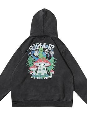 美国RIPNDIP卡通恶搞外星人卫衣