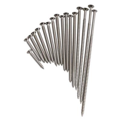 304不锈钢十字沉头加长木螺丝