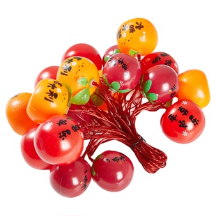 2026新款彩灯过年太阳能氛围灯笼户外庭院新年春节装饰挂树上灯串