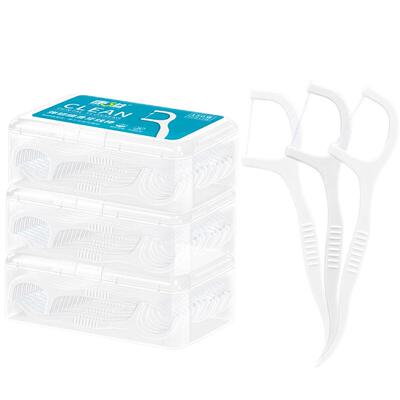 康溢弹韧细滑牙线棒便携式