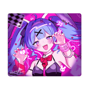 泰坦国度洞洞兔鼠标垫PA面料fps专业二次元垫兔子洞无畏契约cs