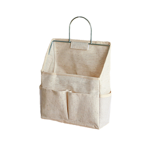 布艺收纳挂袋墙壁挂式收纳袋子客厅床边宿舍杂物整理挂篮储物神器