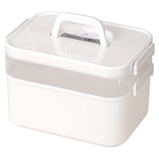 gaoy戈雅美甲收纳盒高级感护肤品桌面防尘美术生工具箱饰品甲油胶