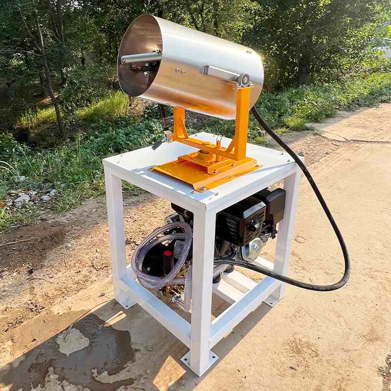 厂家货源无动力柴油旋转高压雾泡机规格齐全操作简单除尘加湿雾大