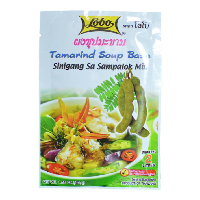 泰国原装进口lobo酸角汤调料40g罗望子汤酸菜鱼酸角粉酸汤调味料