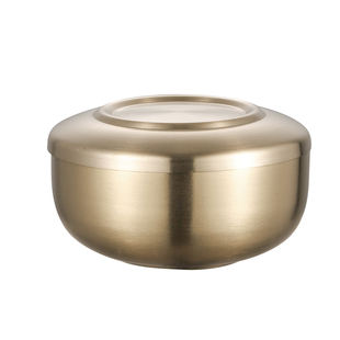 韩国抗菌纳米钛碗双层防烫碗钛碗金饭碗抗菌碗