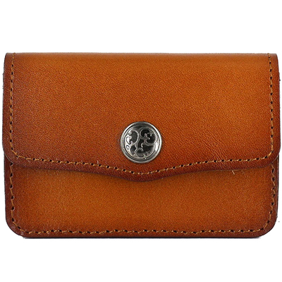 原创手工植鞣牛皮名片夹文艺复古