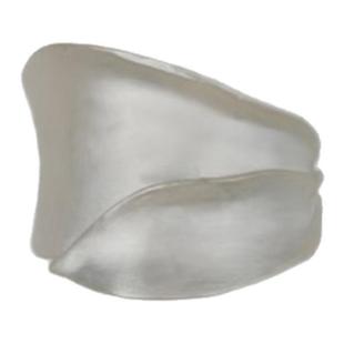 【折叶重叠 小池不识月】纯银开口戒指原创设计轻奢文艺情人礼物