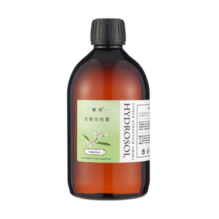 高浓大瓶装苦橙花纯露橙花天然湿敷水爽肤花水头道饱和500ml
