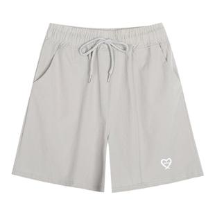 速干运动短裤女2025新款夏季薄跑步休闲三分高腰宽松外穿五分显瘦