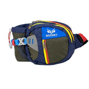 户外腰包女2025新款时尚拼色旅行登山小腰包潮徒步轻便小包斜挎包