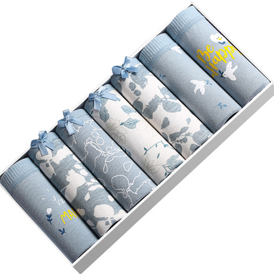 纯棉抗菌全棉裆大码女士内裤中腰