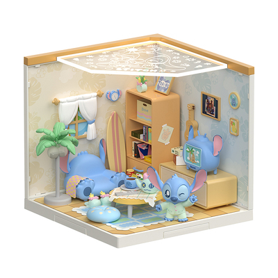 史迪奇DIY拼装小屋惬意时刻