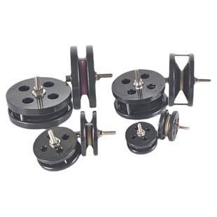 厂家防止防跳线组合导轮过绕线机张力放线架陶瓷滑轮塑料双针稳定