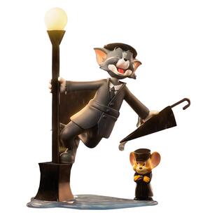 猫和老鼠正版周边华纳周年系列雨中曲吊卡手办潮玩手办桌面摆件