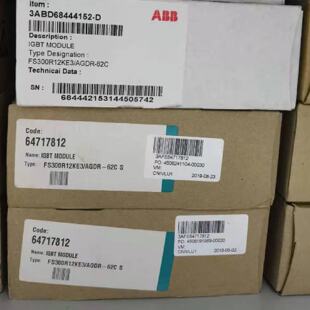议价全新原装FS300R12KE3/AGDR-62C现货正品ABB大功率模块配驱动