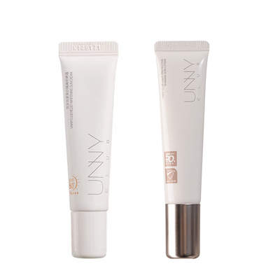 2支UNNY防晒霜15ml美白隔离防晒乳10ml面部身体防紫外线便携BYSM