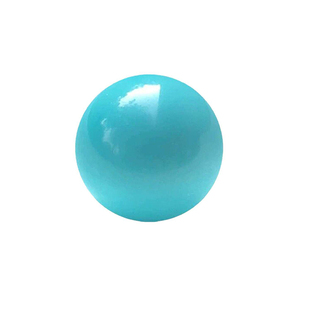 原矿绿松石散珠高瓷蓝无优化圆珠回纹顶珠配饰果冻料单珠手串配珠