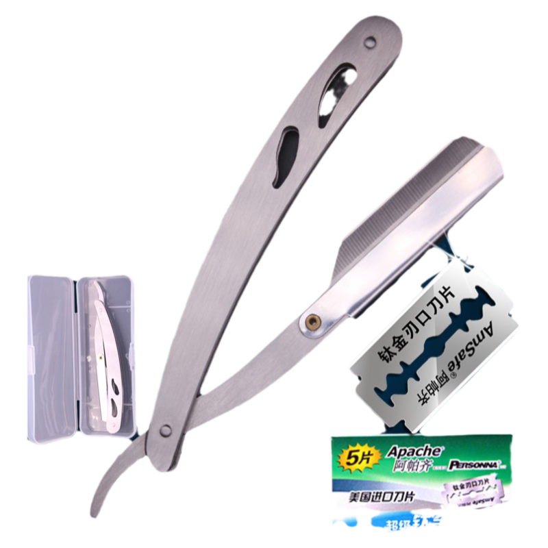理发店专用刮刀剃头刀老式剃刀刮脸刀剃须刀刮胡刀手动刀片刮头发