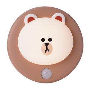 雷士照明Linefriends小夜灯婴儿卧室睡眠灯感应充电护眼床头灯
