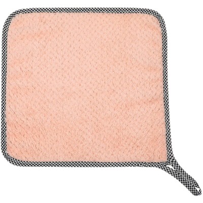 菠萝格包边抹布不沾油厨房洗碗巾