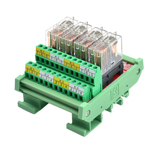 欧姆龙中间继电器模组 PLC信号放大板 PNP/NPN通用 12V24V输入BMZ