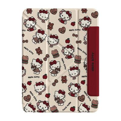 可爱汉堡kt猫适用苹果平板壳