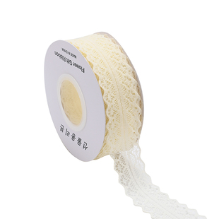 花艺蕾丝花边丝带彩带缎带绸带鲜花花束礼品装饰带包装纸材料包花