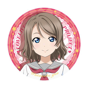 LoveLive水团同人周边渡边曜高海千歌日谷底镭射碎玻璃徽章吧唧