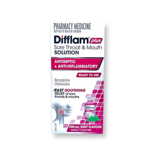 澳洲直邮Difflam加强版抗炎漱口水强效止痛消肿喉痛发炎口腔溃疡