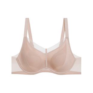 爱慕流金内衣女软钢圈轻薄透气三明治杯大罩杯包容大胸显小文胸