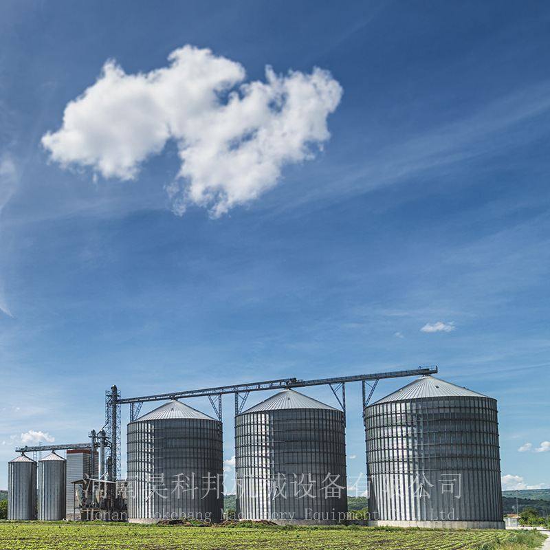 现货供应100吨 500吨粮食钢板仓 玉米大豆储存设备 小型立式粮食