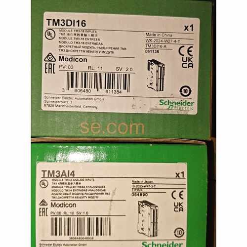 TM3DI16模块全新，1台。年份新，24款。—议价
