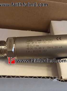 议价JUMO JP 4 AP-30-242 久茂全新压力传感器 602119-001 JP4AP